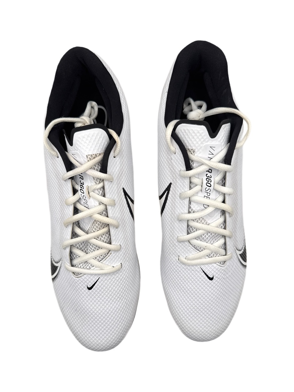 Nike Vapor Edge Speed 360 Football Cleats White Black CD0082-100 Men 13 - Picture 6 of 14